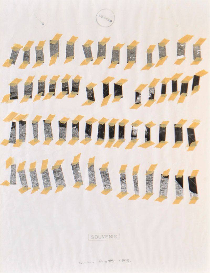 Cosimo Rizatto Souvenir, 1975;Collage in Mischtechnik auf Papier, 44,5 x 34 cm_x&hellip;