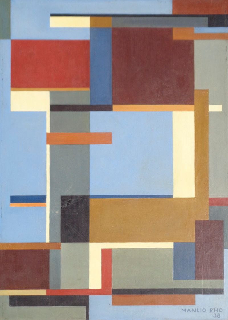 Manlio Rho (Como 1901 / 1957) Ohne Titel, 1938; Öl auf Karton, 45 x 32,5 cm_x000&hellip;