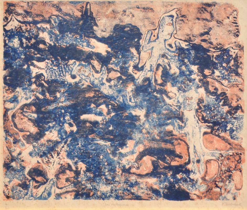 Jean Dubuffet (Le Havre 1901 - Paris/Parigi 1985) Les Montagnards，1953年；纸上彩色石版画，&hellip;