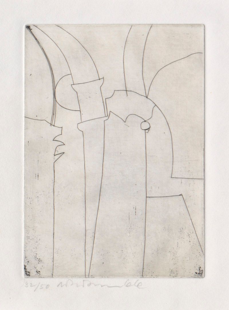 Ben Nicholson (Denham 1894 - Hamstead London 1982) Urbino Cattedrale, 1966; 纸上水印&hellip;