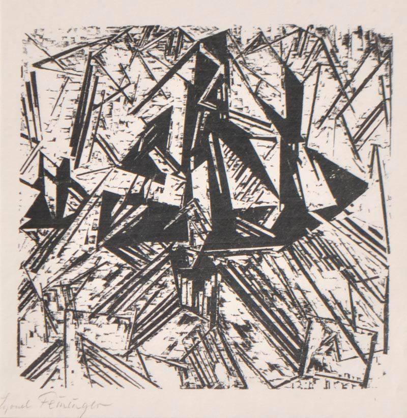Lyonel Feininger (New York 1871 - 1956) Barke und Brigg auf See, 1919; 纸上木刻，20,5&hellip;
