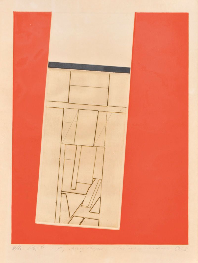 Stojan Celic (1925 - Belgrad/Belgrado 1992) 1967年8月；纸上彩色水印，63.5 x 48.5厘米，foglio &hellip;