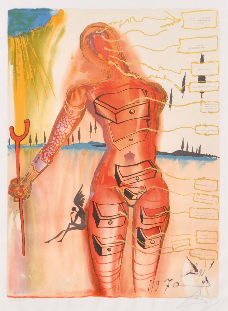 Salvador dali (Figueres 1904 - 1989) 利加港，1970年。

纸上彩色石版画，82.5 x 61.5厘米_x000D_

签&hellip;