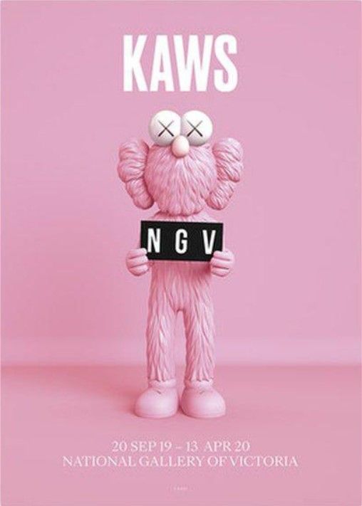 DONNELLY BRIAN KAWS
Jersey City (New Jersey) 1974

Kaws x NGV BFF Poster (Pink E&hellip;