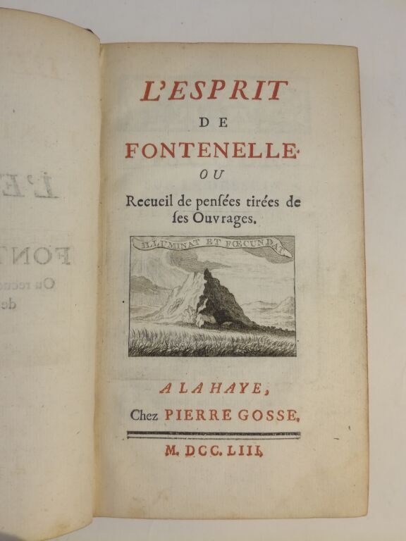 Null [Ana]. FONTENELLE (Bernard de); [LE GUAY DE PRÉMONTVAL (A.-P.)]. The spirit&hellip;