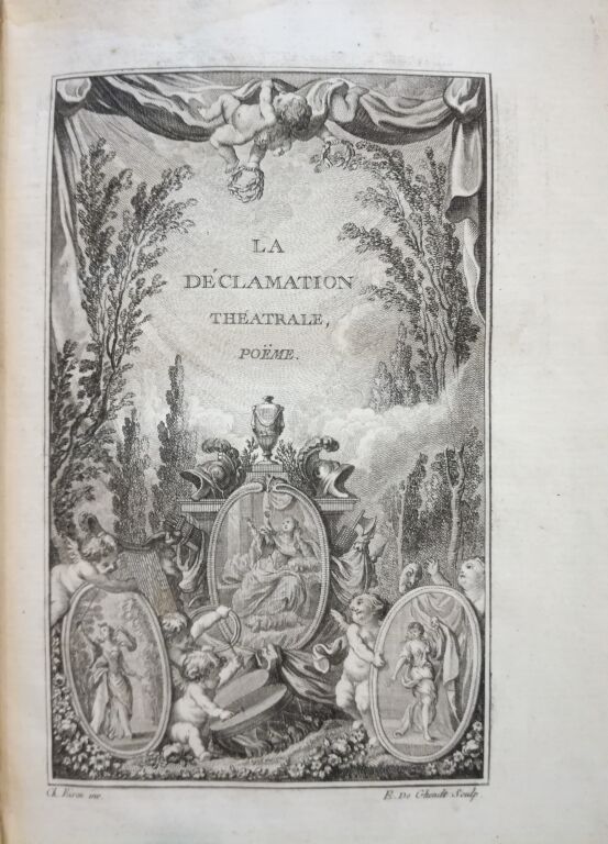 Null DORAT (Claude-Joseph). La déclamation théatrale, a didactic poem in four so&hellip;