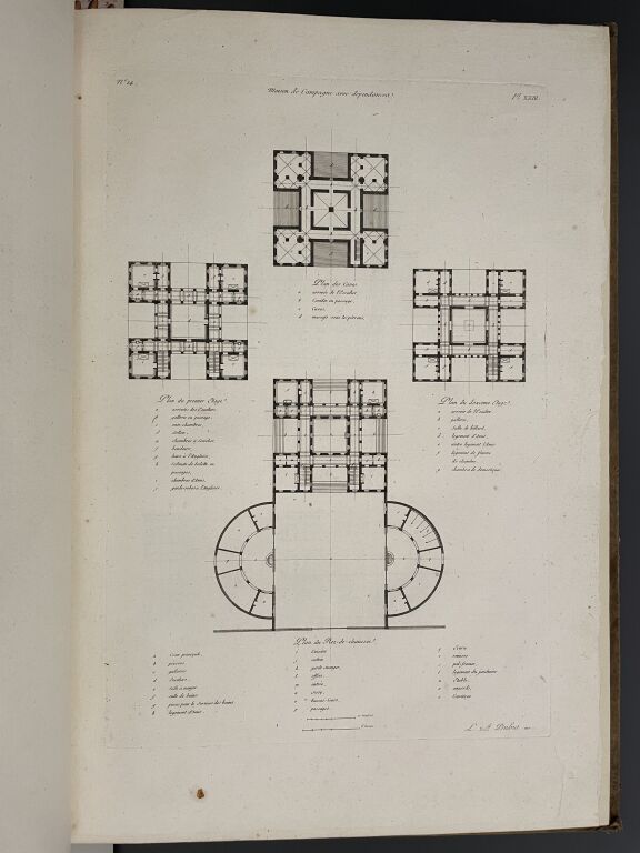 Null DUBUT (Louis-Ambroise). Arquitectura civil. Casas de ciudad y de campo de t&hellip;