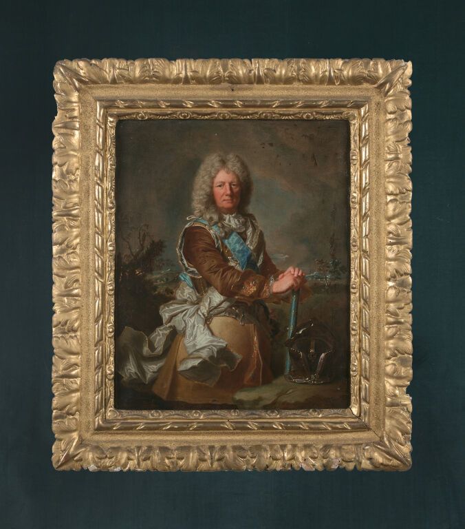 Null 克劳德-贝勒（Claude BAILLEUL）（1690年至1718年期间提到）。
沃邦元帅塞巴斯蒂安-勒普雷斯特的画像。
原有的帆布和框架。
背面刻&hellip;