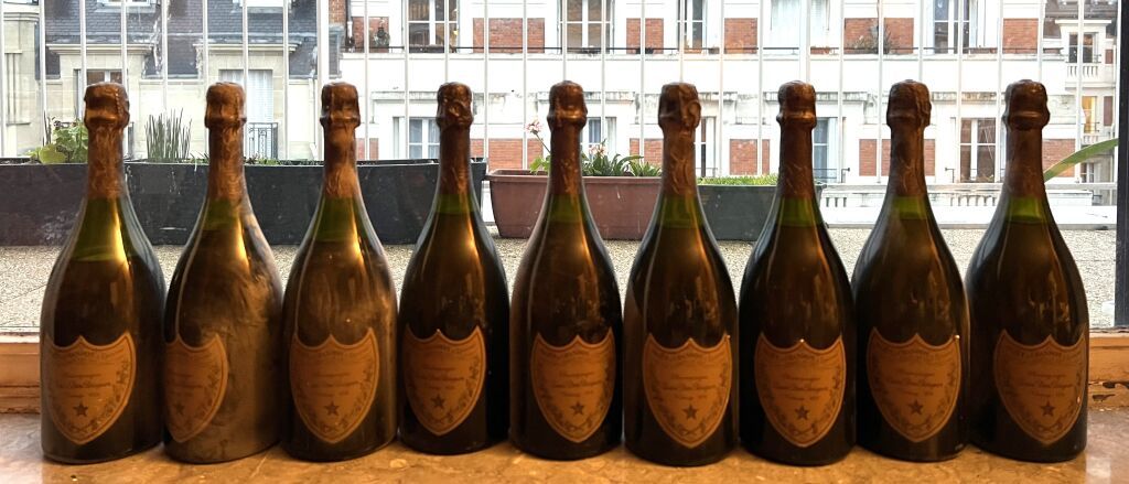 Null 1978 - Moët & Chandon. 
Champagner, Cuvée Dom Pérignon, Vintage 1978.
9 Fla&hellip;