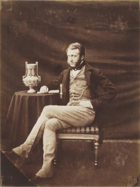 Vicomte Joseph VIGIER (1821-1894) Le duc de Nemours, Claremont (Angleterre), sep&hellip;