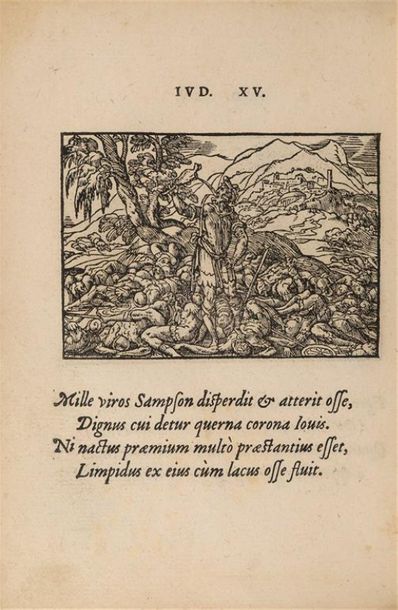 Null * [Livre illustré du XVIe siècle] [Figures de la Bible]. Recueil de 3 ouvra&hellip;