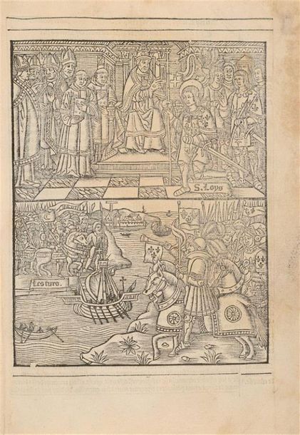 Null * [Livre illustré du XVIe siècle]. GAGUIN (Robert). La mer des croniques et&hellip;