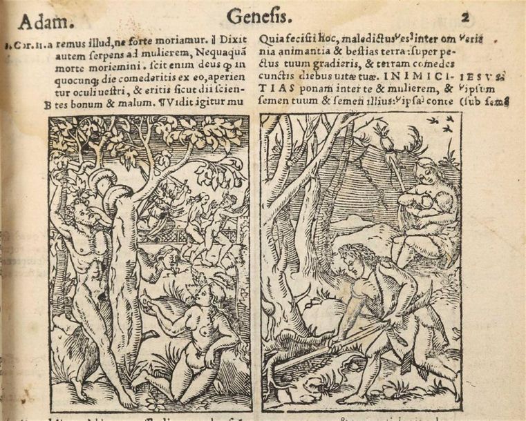 Null * [BIBLE illustrée. Latin. 1542]. Biblia, insignium historiarum simulachris&hellip;
