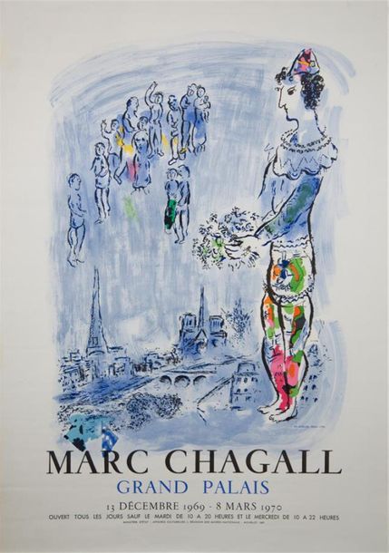 Null CHAGALL Marc (1887-1985) 
"Grand Palais - du 13/12/1969 au 08/03/1970"
Affi&hellip;