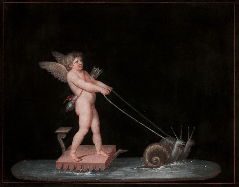 Null MAESTRI Michelangelo (?- Rome 1812) et son atelier
"Une paire de chars mari&hellip;
