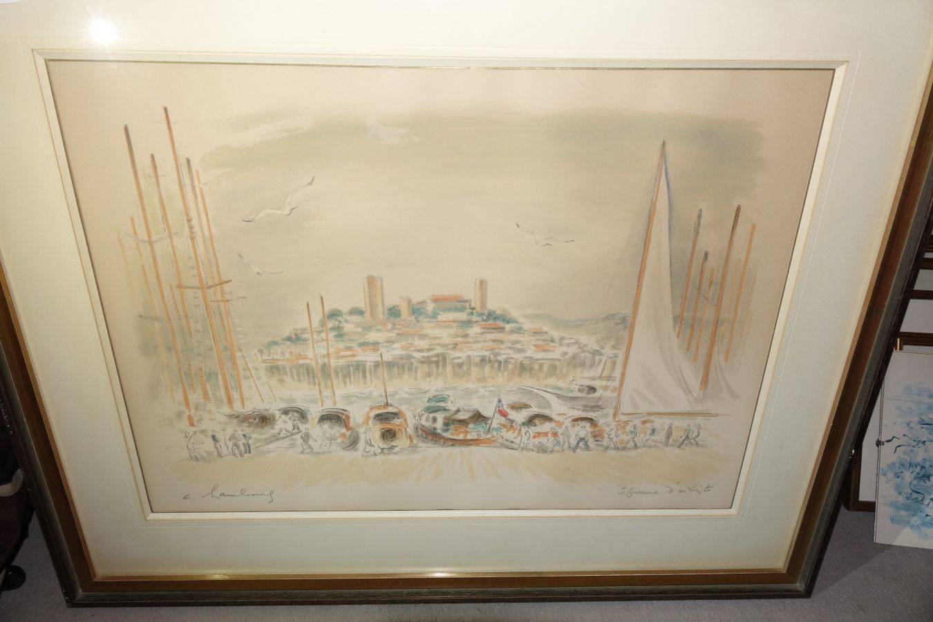 Null HAMBURG André (1909- 1999)

The port of Cannes

Colour lithography. EA.

44&hellip;