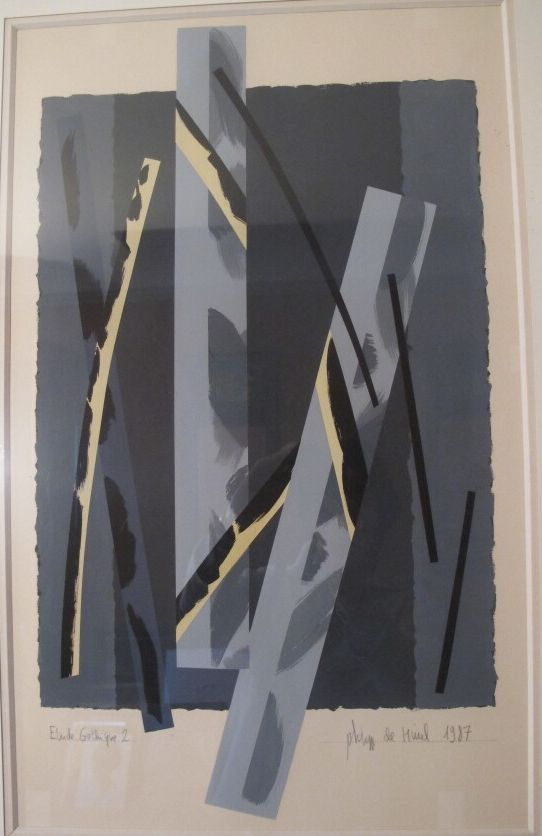 Null DE MUREL Philippe 

Etude gothique 2, 1987

Lithographie

63 x 38,5 cm (à v&hellip;