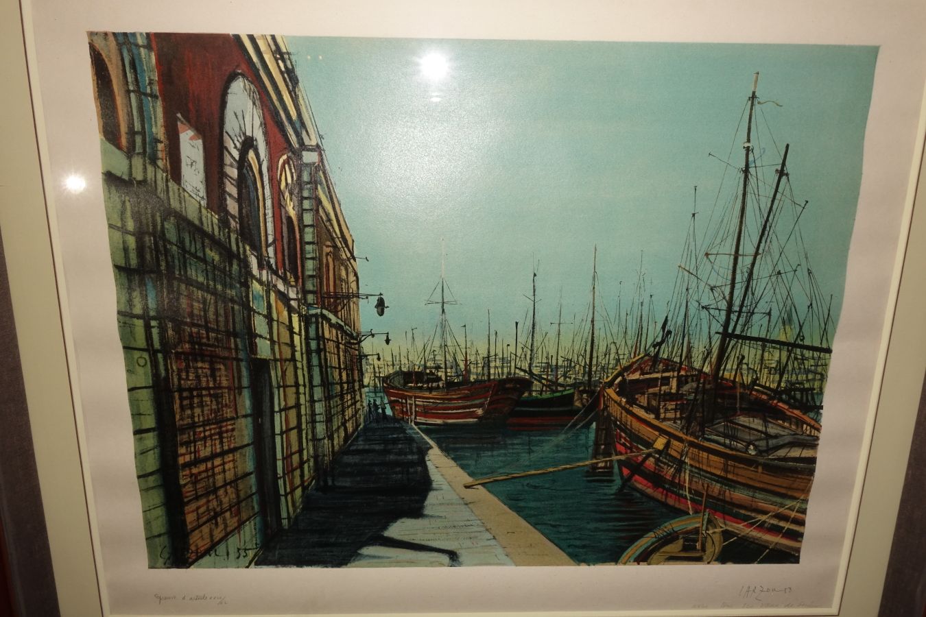 Null 卡尔祖-让（1907-2000）

威尼斯：卡纳雷吉奥

彩色石版画，E.A.编号为XXIX/XL，版上有签名和日期55；右下角有签名、日期58和铅笔&hellip;