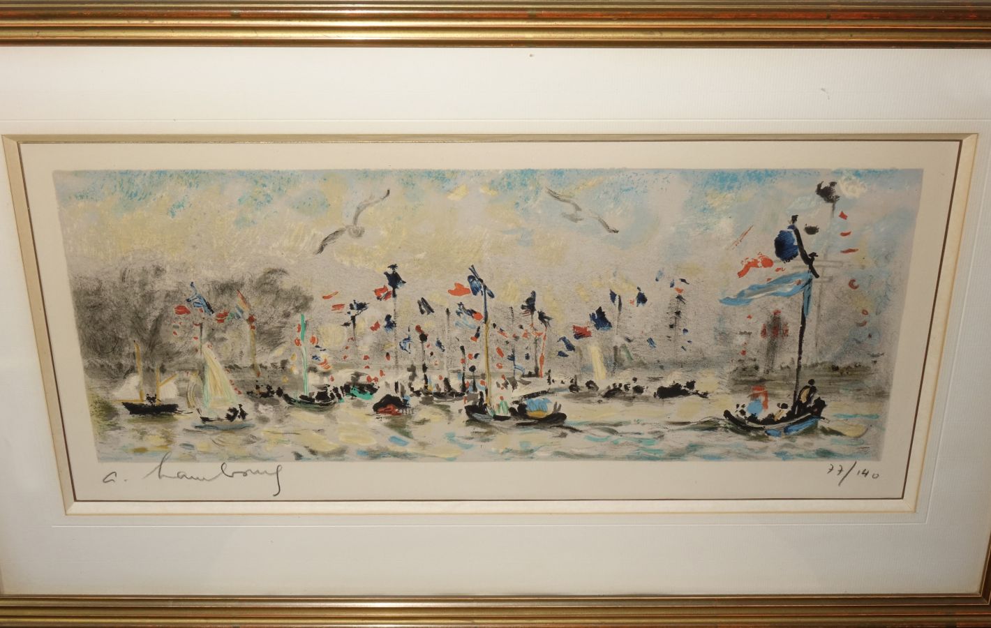 Null HAMBURG André (1909- 1999)

The Sea Festival

Lithograph in colours, signed&hellip;