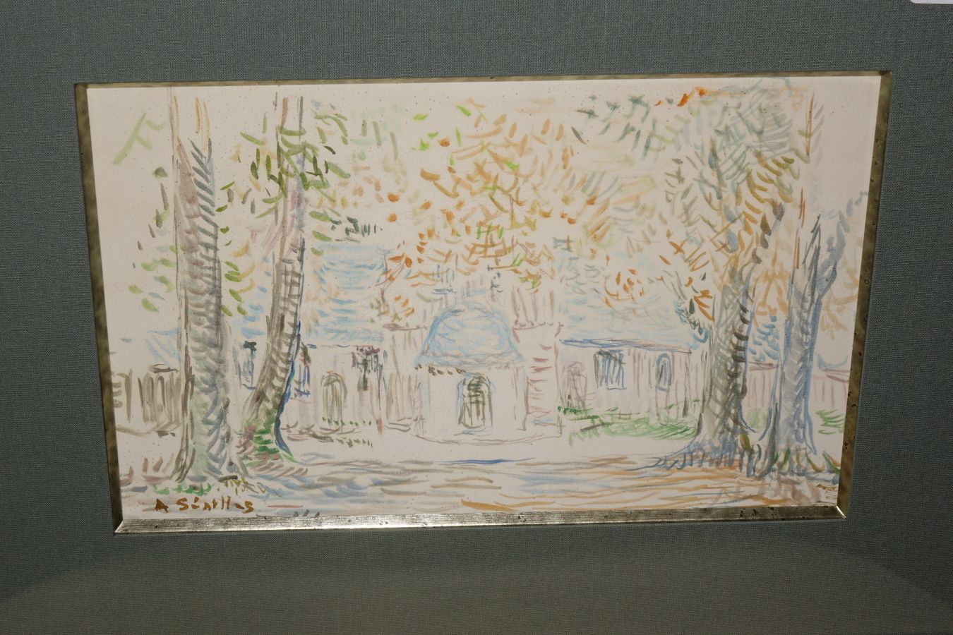 Null André SEALS (1891-1983)

House with trees

Watercolor signed lower left

16&hellip;