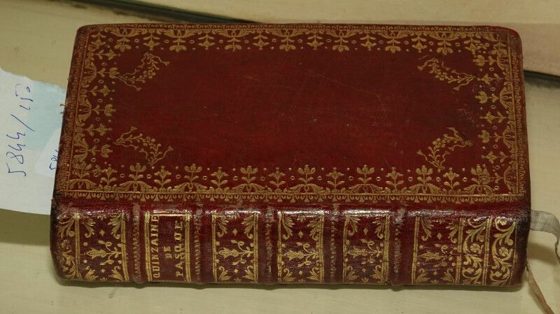Null Office de la quinzaine de Pâques, Louis d'HANSY, 1762, maroquin rouge à den&hellip;