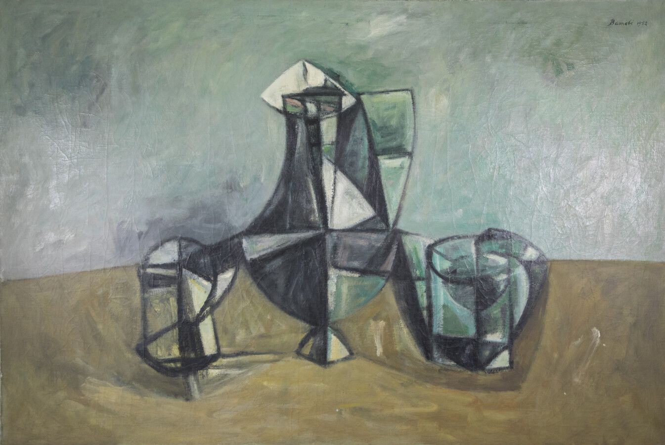 Null BARNABE Duilio被称为DUBE（1914-1961）。

静物

布面油画，右上角有签名，日期为1952年

高度：104.5厘米104.&hellip;