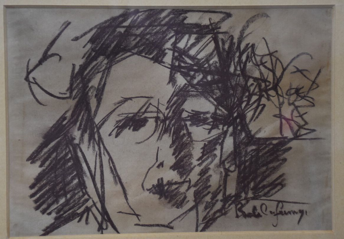 Null 罗杰(1885-1925)

女性面孔

纸上油性铅笔，右下角有签名

高度：14厘米14厘米；宽度：20厘米