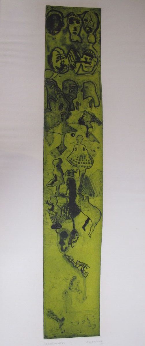 Null 卡斯蒂略-豪尔赫(生于1933年)

右下角有签名和日期的石版画70

左下角注有 "标本 "字样

高度：58厘米58厘米；宽度：10厘米（板）。
&hellip;