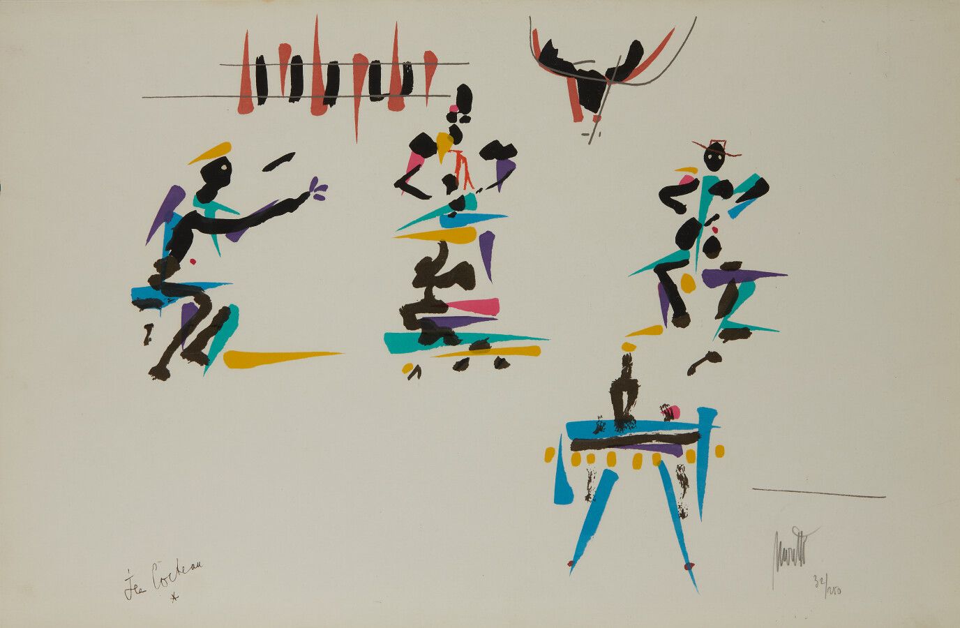 Null MORETTI Raymond and Jean COCTEAU

STANDING FIGURE

lithograph, signed and n&hellip;