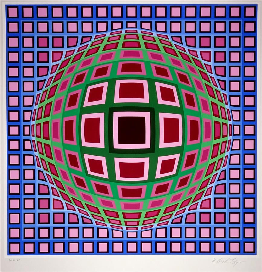 Null VASARELY Victor (1906-1997)

" Composición cinética (rosa, azul, violeta y &hellip;