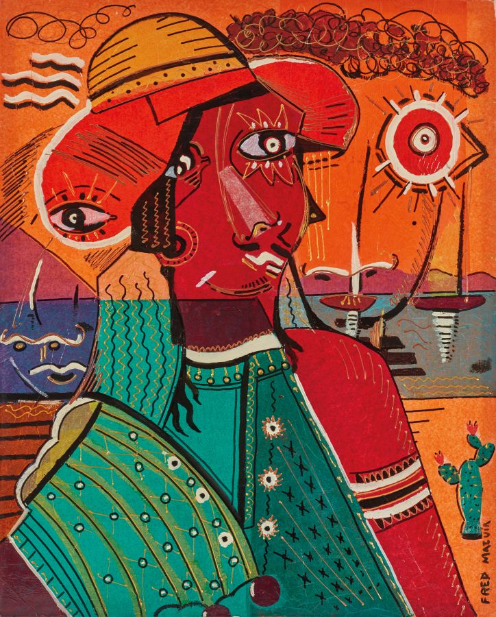 Null MAZUIR Fred (nato nel 1944)

"RIO. Omaggio a Picasso".

Tecnica mista su te&hellip;