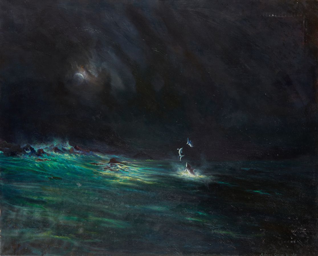 Null 柯南-多伊尔-阿德里安(1910-1970)

海火》，1964年

布面油画，有签名和日期

高度：65厘米65厘米；宽：81厘米



出处：由家&hellip;