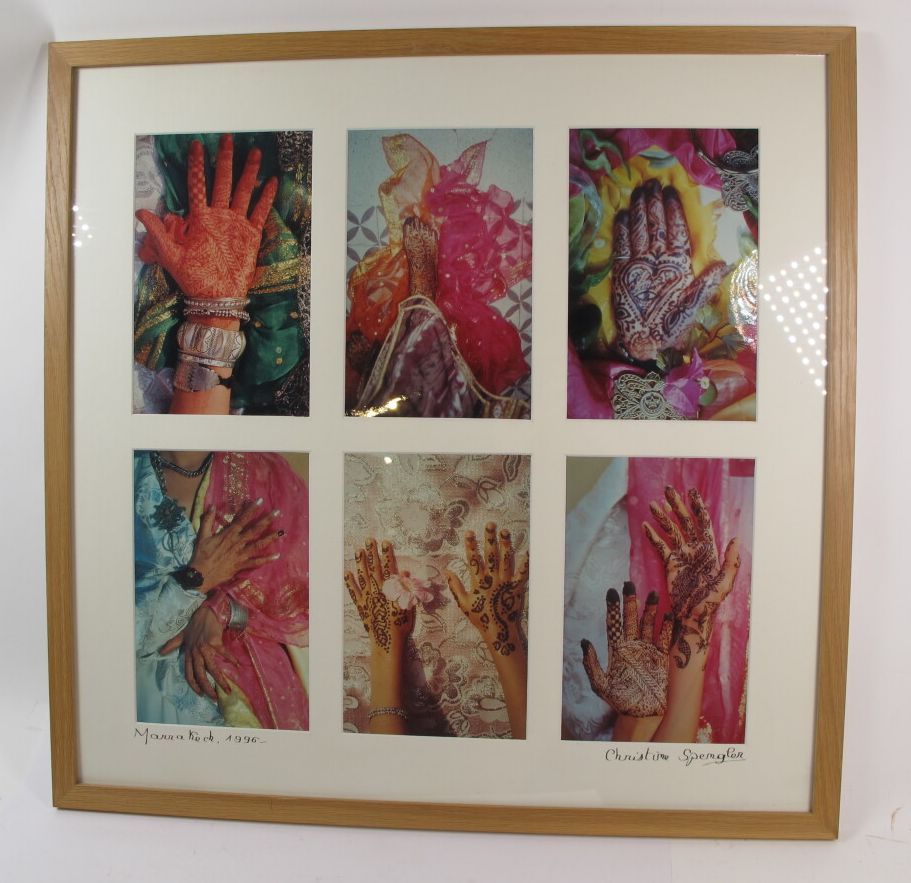 Null 斯彭勒-克里斯蒂娜 (生于1945年)

一组6张在同一蒙太奇上纹有指甲花的手的照片