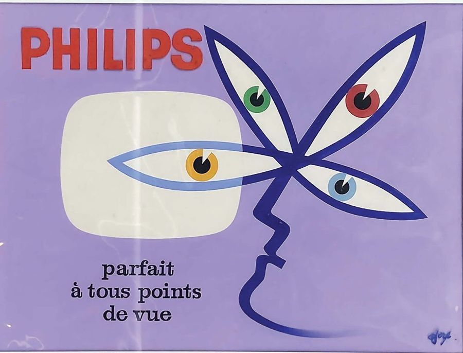 Null Philips Parfait à tous Points de Vue Gouache signée Foré vers 	FORE

Gouach&hellip;