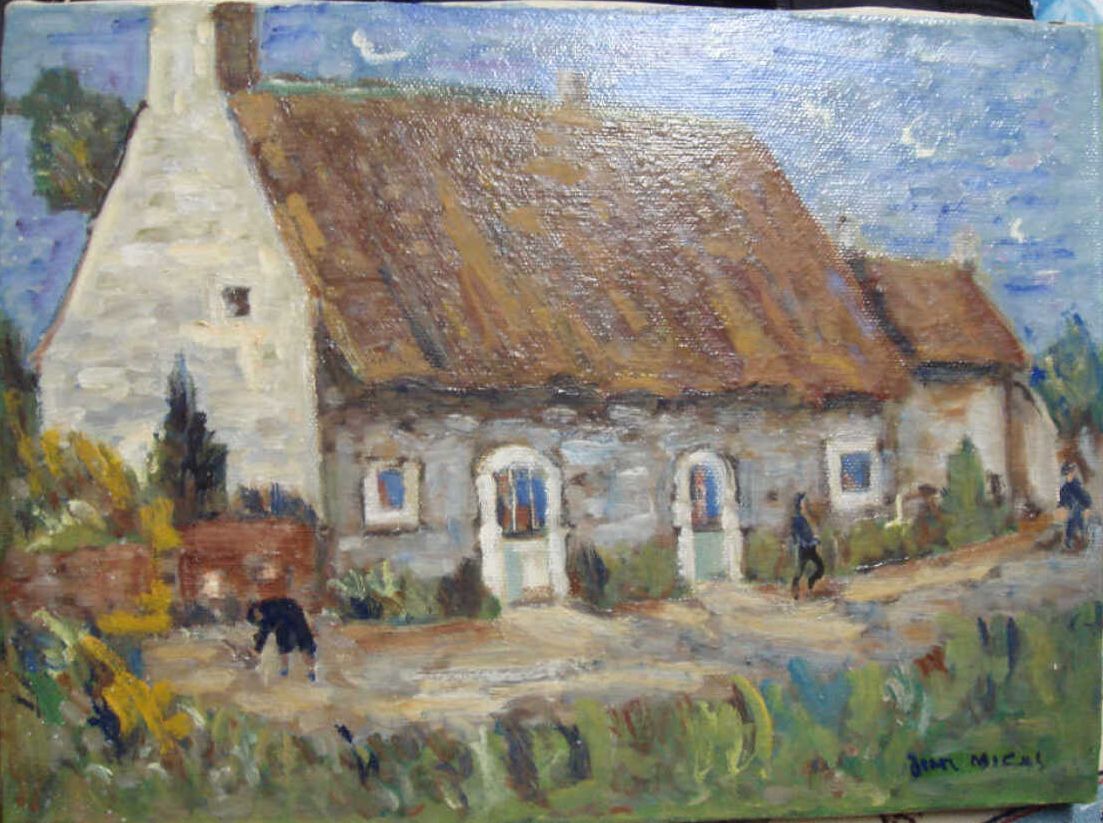 Null MICAS Jean (1906-?)

"Chaumière bretonne".

Huile sur toile, signée en bas &hellip;