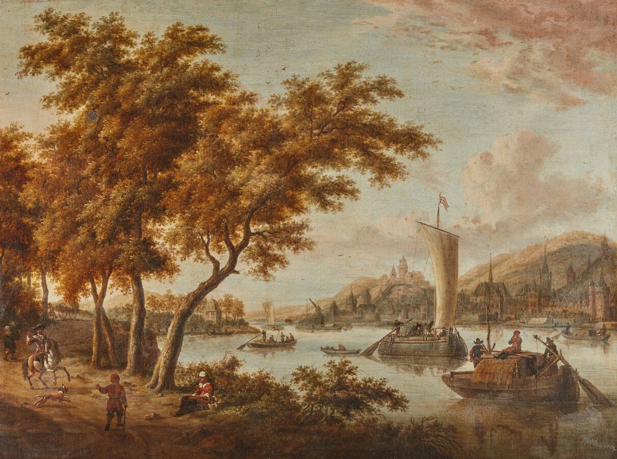 Null Jacobus STORCK (Amsterdam 1641-c.1692)

Paysage animé en bordure de rivière&hellip;
