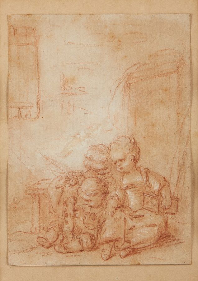 Null Ecole française du XVIIIe siècle

Enfants jouant avec un chiot

Sanguine et&hellip;