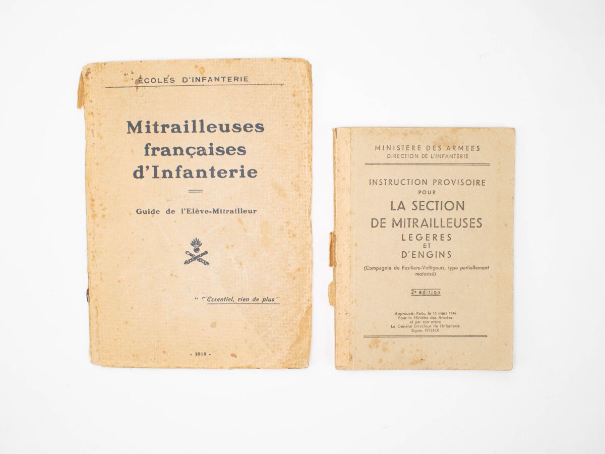 Null Deux manuels d'instruction français : 

-Mitrailleuses françaises d'infante&hellip;