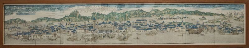 Null Venise, 

Gravure dépliante en couleur

Haut. : 160 cm ; Larg. : 28 cm. 


&hellip;