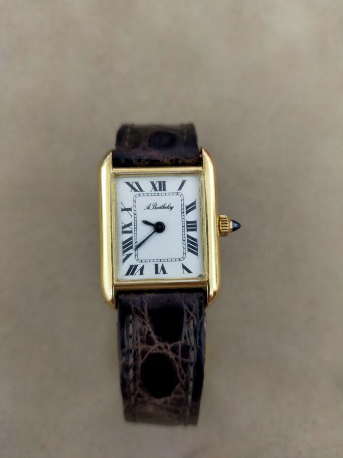 Null BARTHELAY

Reloj rectangular de señora de oro amarillo de 18 quilates, corr&hellip;