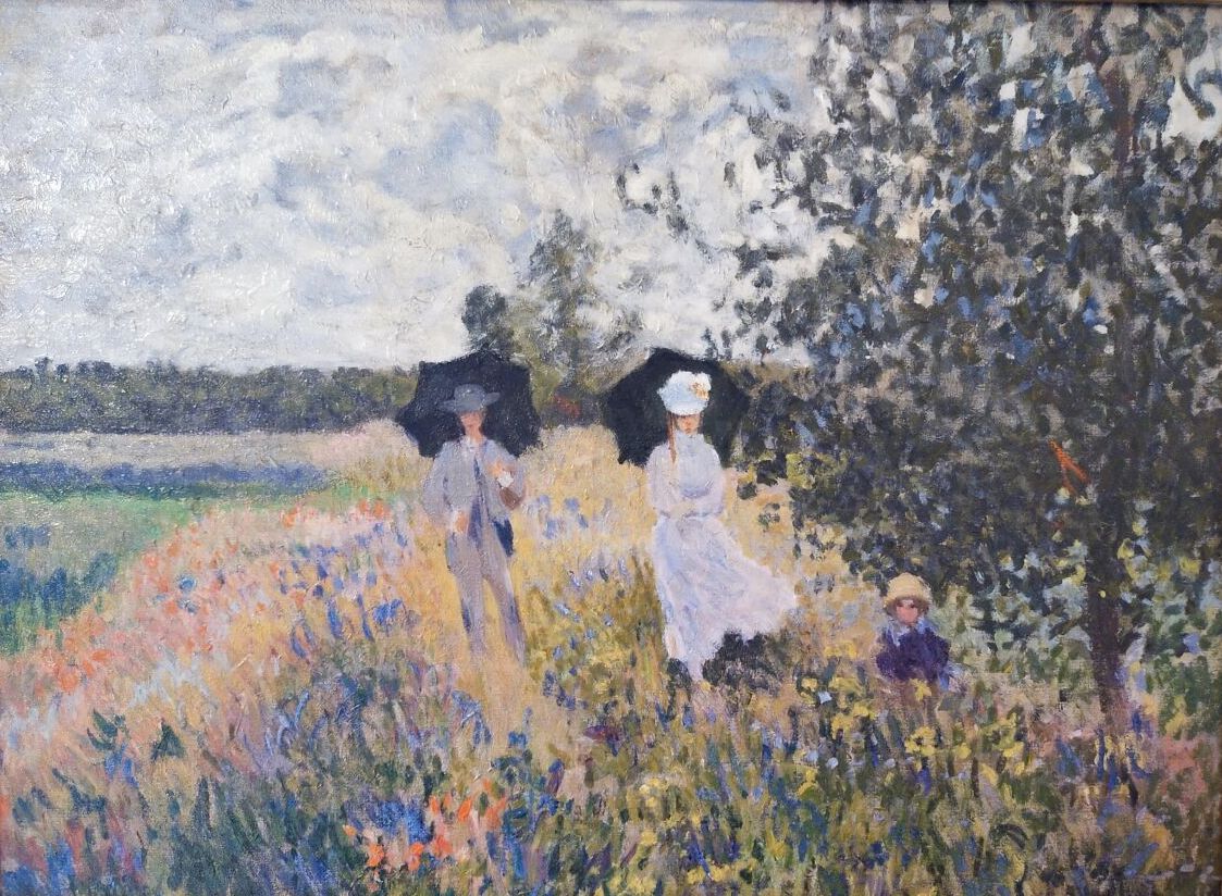 D'après Claude Monet 
personnages dans un paysage procédé Troubetzkoy 
Haut. : 3&hellip;