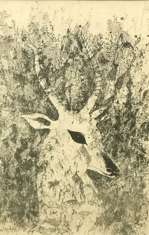 Null FINI Léonor (1907-1996)

"Antilope"

1961

Sérigraphie signée et datée en b&hellip;