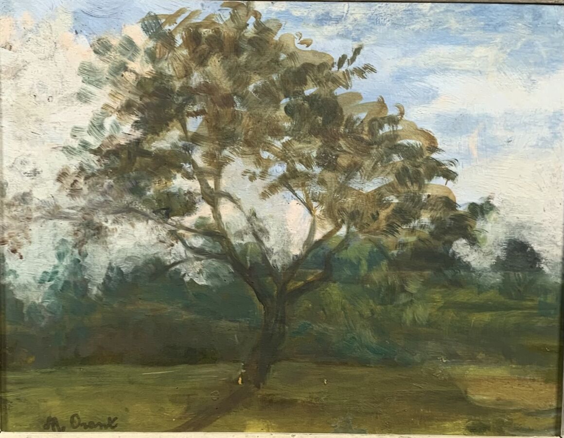 Null 奥兰特-马特 (1874- 1957)

大树

纸板上的油彩，印有以下印章

左下角的签名

高度：23厘米23 ; 宽度 : 30 cm