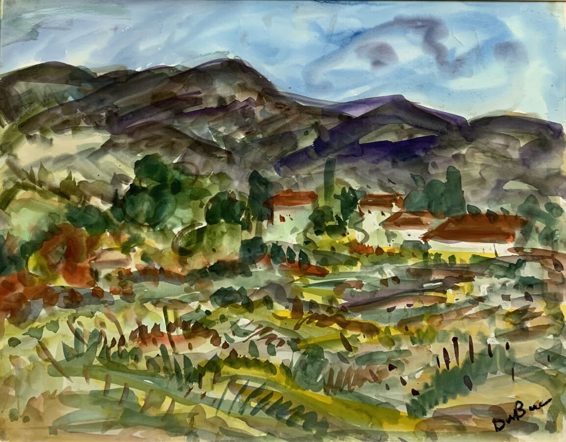 Null DUBUC Roland (1924-1998)

The red roofs

Watercolor, signed lower right

He&hellip;