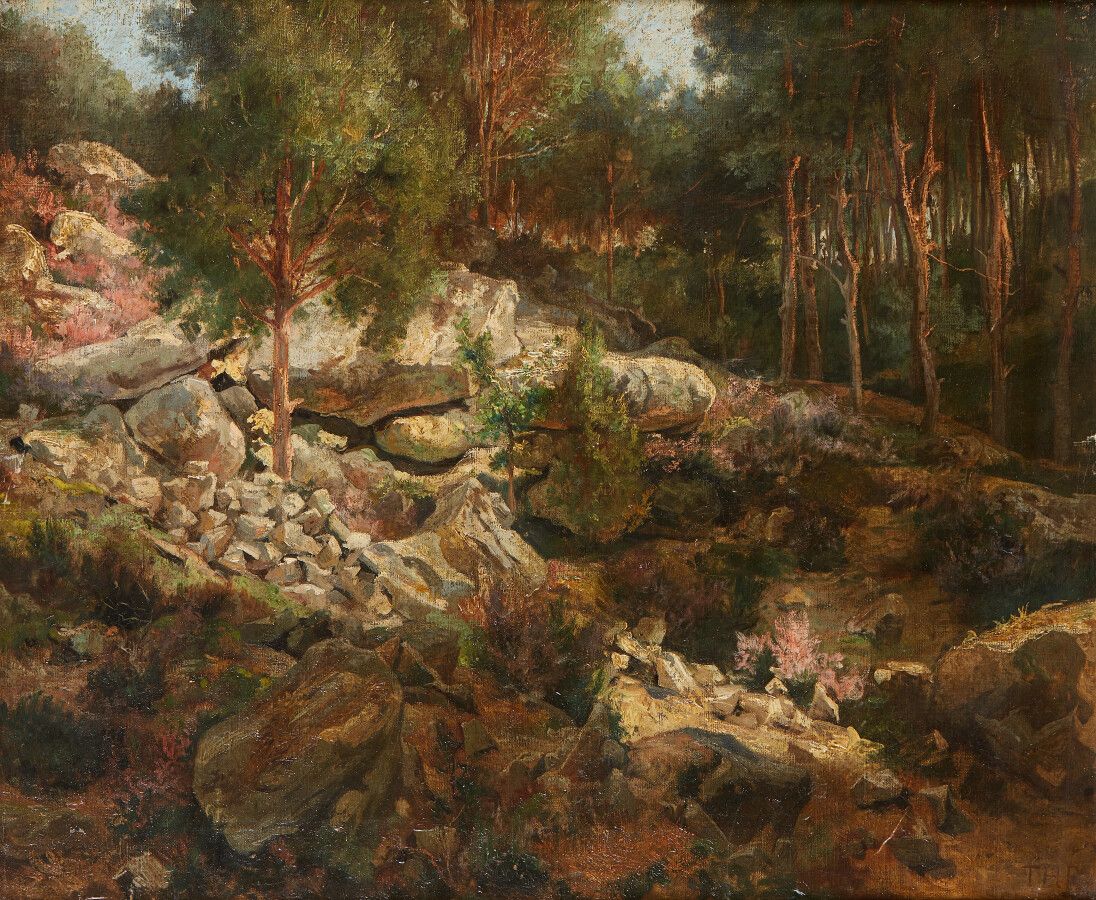 Null École de Barbizon, XIXème siècle

Paysage aux rochers

Huile sur toile

Ini&hellip;