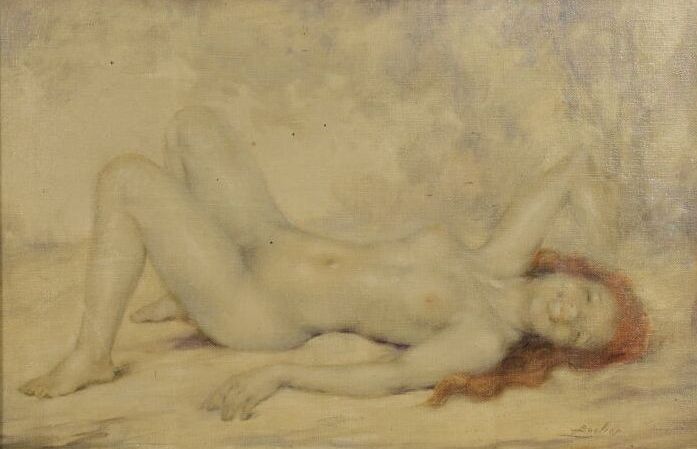 Null BOULIE Lucien (1882-1963) 

Nudo femminile 

Olio su tela, firmato in basso&hellip;