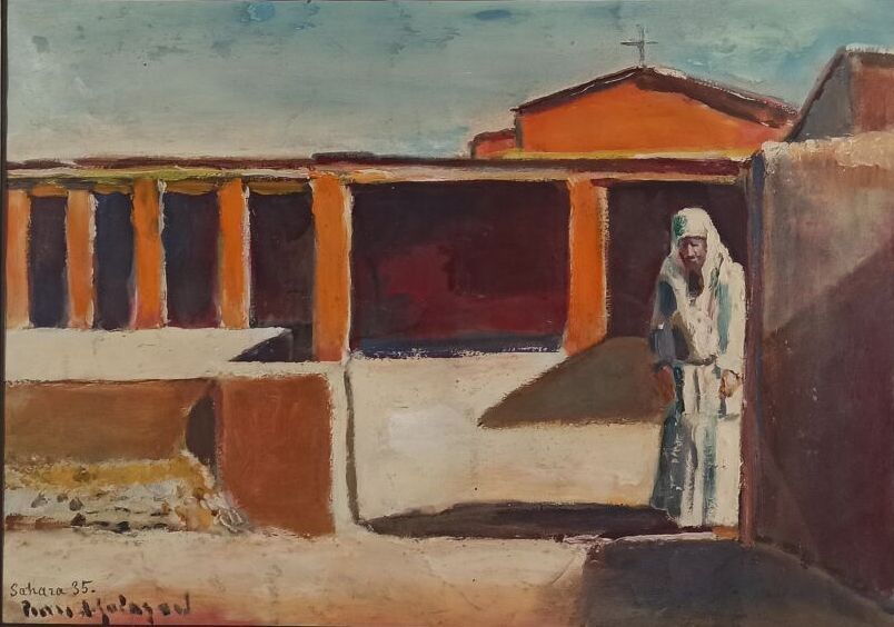 Null DE GUINGAND Pierre (1885- 1964 )

moine dans le cloître, Sahara 1935

Huile&hellip;