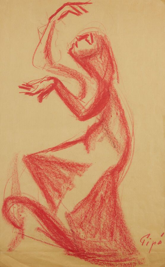 Null RUIZ PIPO Manolo (1929-1998)

Ballerina di flamenco

Disegno a matita rossa&hellip;