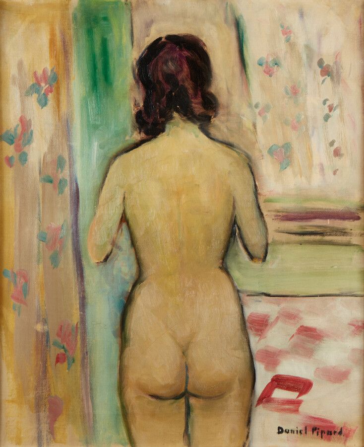 Null 皮帕特-丹尼尔(1914-1978)

背面的模型



布面油画，右下角有签名



高度：65厘米65 ; 宽度 : 54 cm