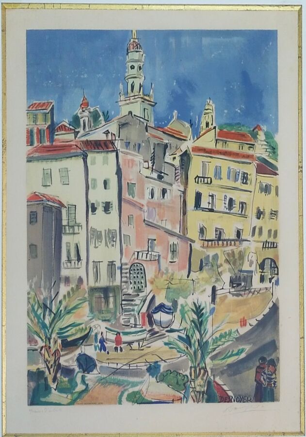 Null DESNOYER François(1894 - 1972)

Villaggio Mediterraneo 

Prova d'artista, f&hellip;